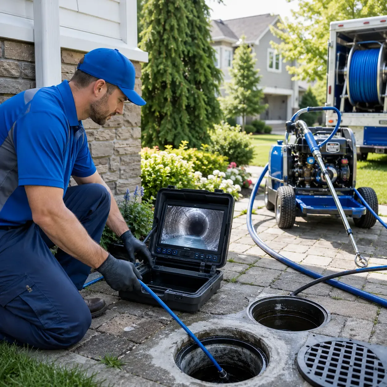 Outdoor drain cleaning professionals serving Converse, IN